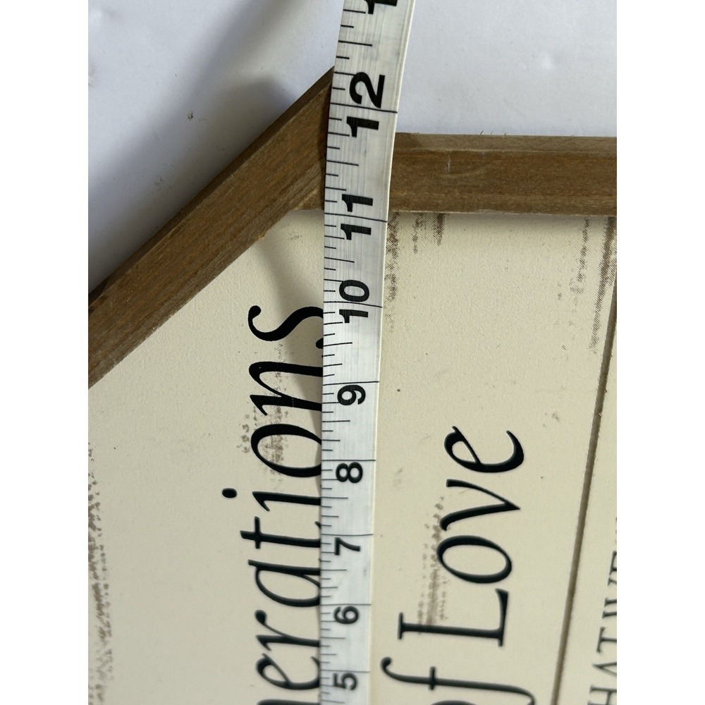 Generations of Love Home Decor 21" X 12" Wood Sign - Picture 5 of 6